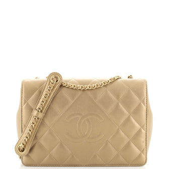 Chanel Diamond CC Flap Bag Quilted Lambskin Small