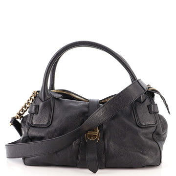 Burberry Turn Lock Tote Buffalo Leather East West