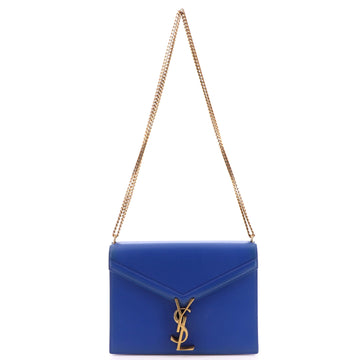 Saint Laurent Cassandra Chain Shoulder Bag Leather Small