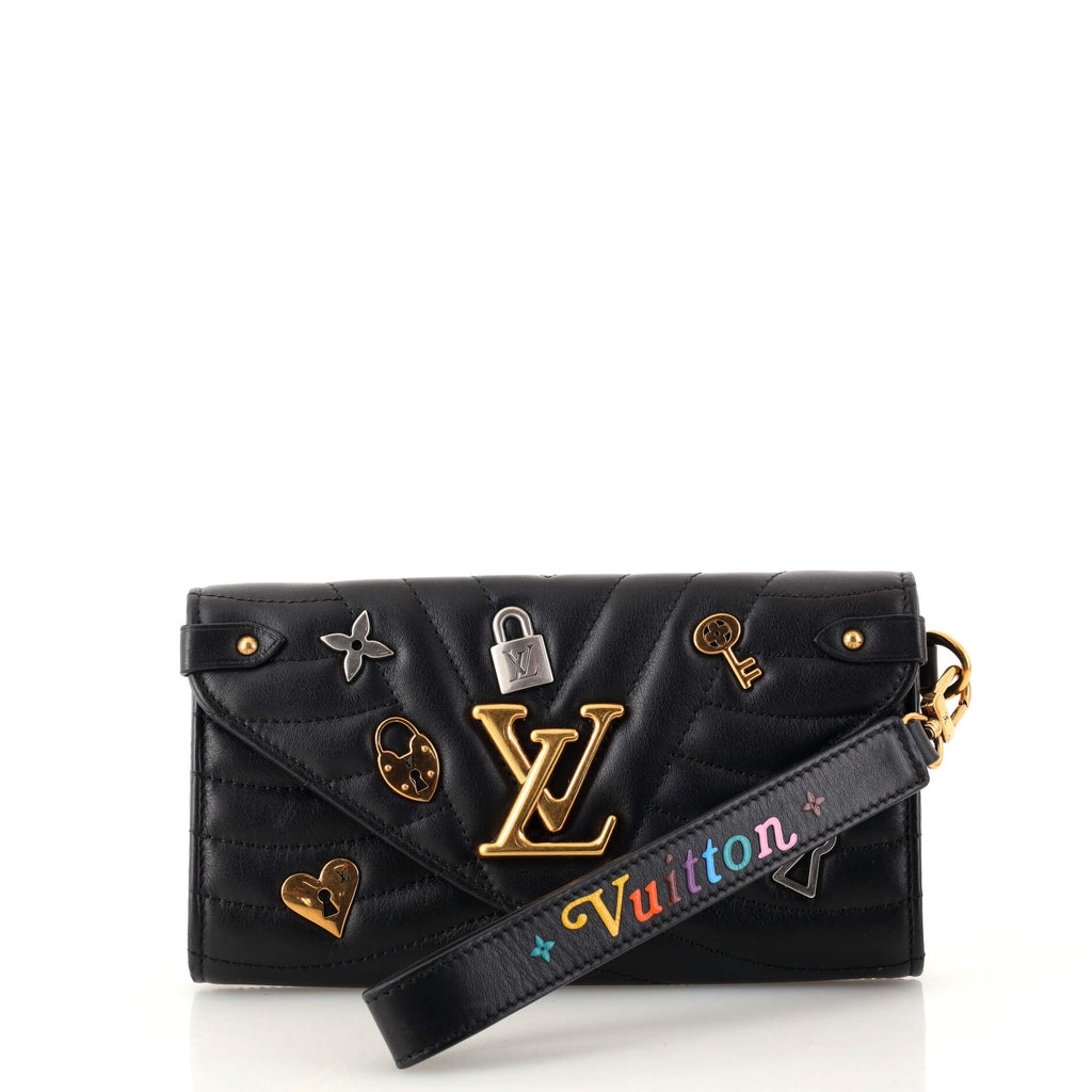 Louis Vuitton New Wave Long Wallet Limited Edition Love Lock