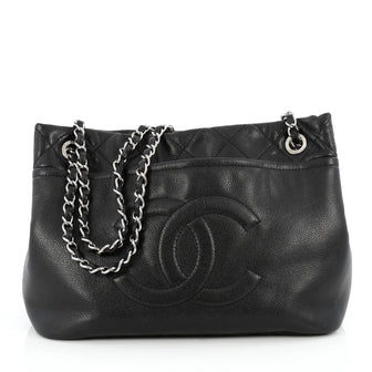 Chanel Timeless CC Soft Tote Caviar Medium Black