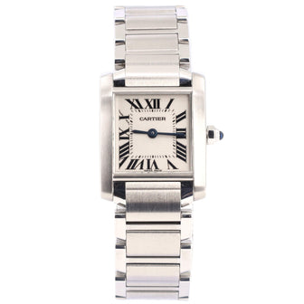 Cartier Tank Francaise Quartz Watch Stainless Steel 20