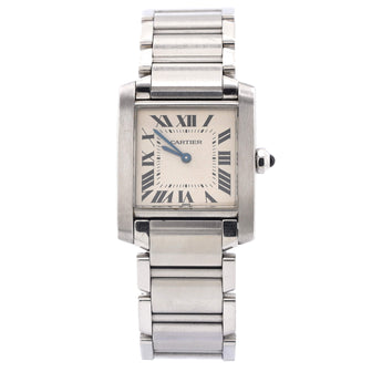 Cartier Tank Francaise Quartz Watch Stainless Steel 25