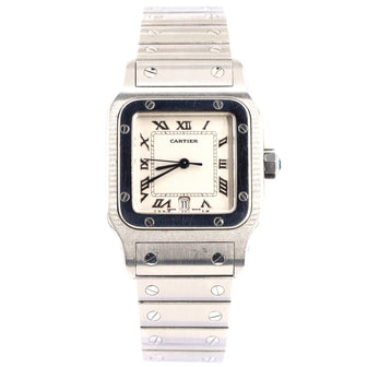 Cartier Santos de Cartier Galbee Quartz Watch Stainless Steel 29