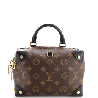Louis Vuitton Petite Malle Souple Handbag Monogram Canvas