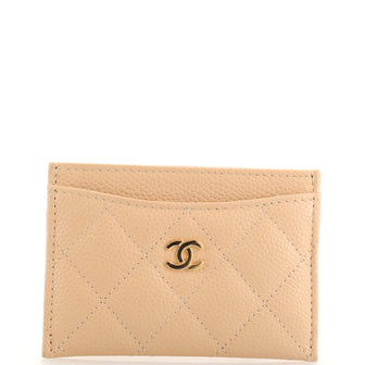 Chanel Classic Card Holder Quilted Caviar