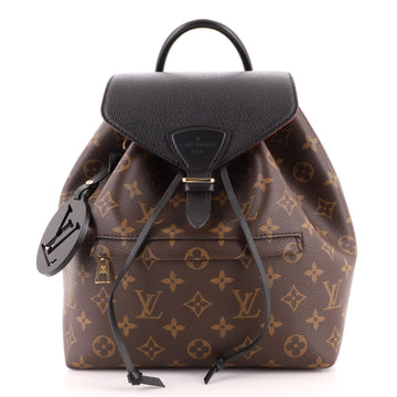 Louis Vuitton Montsouris Backpack NM Monogram Canvas with Leather PM