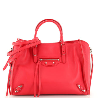Balenciaga Papier A6 Zip Around Classic Studs Bag Leather