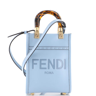 Fendi Sunshine Shopper Tote Leather Mini