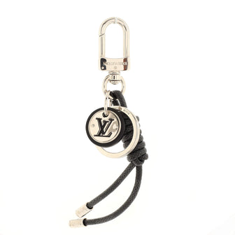 Louis Vuitton Rope Key Holder Metal and Damier Canvas