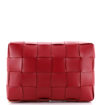 Bottega Veneta Cassette Zip Around Travel Pouch Maxi Intrecciato Leather Medium