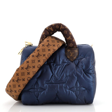 Louis Vuitton Speedy Bandouliere Bag Monogram Quilted Econyl Nylon 25