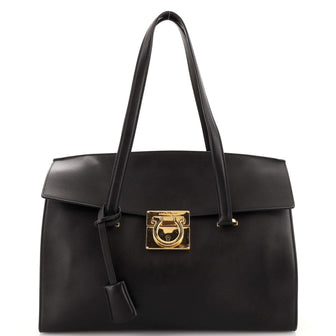 Salvatore Ferragamo Mara Tote Leather Medium
