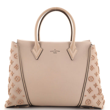 Louis Vuitton W Tote Monogram Tuffetage Leather PM