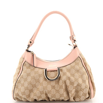 Gucci D Ring Hobo GG Canvas Small
