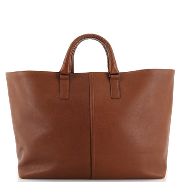 Bottega Veneta Open Tote Leather East West