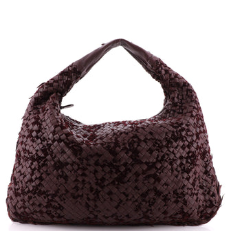 Bottega Veneta Veneta Hobo Intrecciato Nappa with Velvet Large