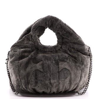 Chanel Convertible CC Hobo Faux Fur Medium