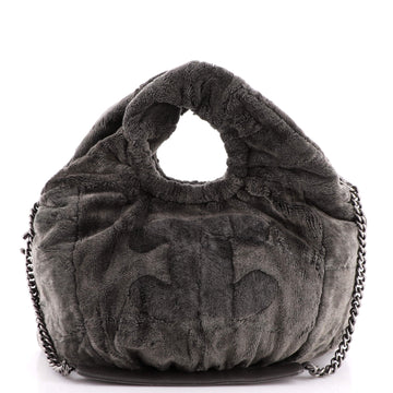 Chanel Convertible CC Hobo Faux Fur Medium