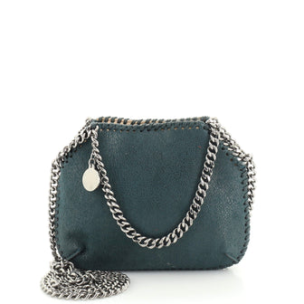 Stella McCartney Falabella Fold Over Crossbody Bag Shaggy Deer Tiny