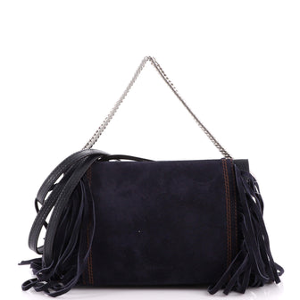 Givenchy Cross 3 Crossbody Bag Fringe Leather and Suede Small