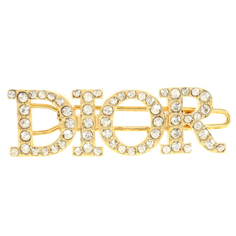 Christian Dior Dior(r)evolution Logo Barrette Metal with Crystals