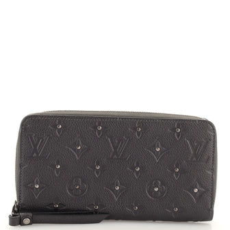 Louis Vuitton Zippy Wallet Studded Monogram Empreinte Leather