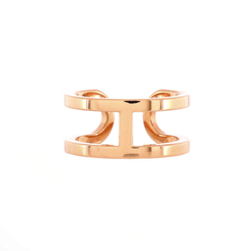 Hermes Ever Chaine d'Ancre Ring 18K Rose Gold Medium