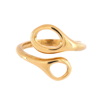 Gucci Vintage Loop Ring 18K Yellow Gold