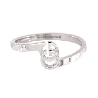 Gucci GG Running Stack Ring 18K White Gold