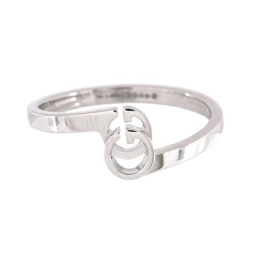 Gucci GG Running Stack Ring 18K White Gold