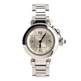 Cartier Miss Pasha Quartz Watch Stainless Steel 27