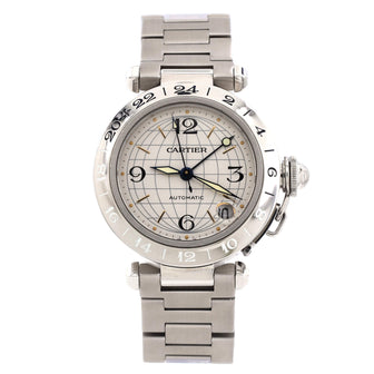 Cartier Pasha C GMT Automatic Watch Stainless Steel 35