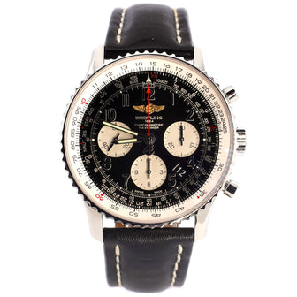 Breitling Navitimer 01 Chronograph Automatic Watch Stainless Steel and Leather 43