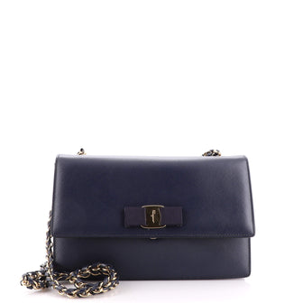 Salvatore Ferragamo Ginny Crossbody Bag Leather Medium