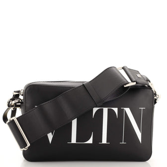 Valentino Garavani VLTN Camera Crossbody Bag Leather Small Black
