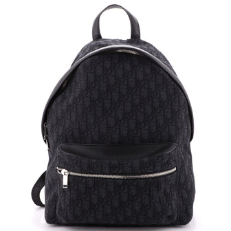 Christian Dior Rider Backpack Oblique Canvas Medium