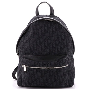 Christian Dior Rider Backpack Oblique Canvas Medium