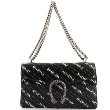 Gucci x Balenciaga The Hacker Project Dionysus Bag Logo Printed Leather Small