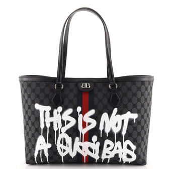 Balenciaga x Gucci The Hacker Project Tote Graffiti BB Canvas Medium