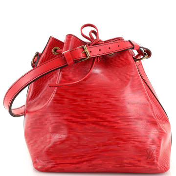 Louis Vuitton Petit Noe Handbag Epi Leather