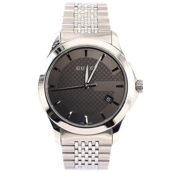 Gucci G-Timeless Quartz Watch Stainless Steel 38
