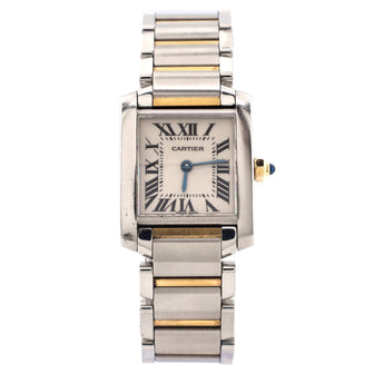 Cartier Tank Francaise Quartz Watch Stainless Steel and Yellow Gold 20