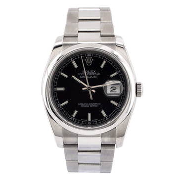 Rolex Oyster Perpetual Datejust Automatic Watch Stainless Steel 36