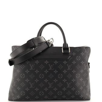 Louis Vuitton Men's Black Canvas Odyssey Briefcase Monogram