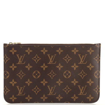 Louis Vuitton Neverfull Pochette Monogram Canvas Large