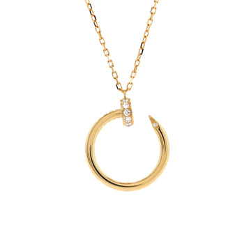 Cartier Juste un Clou Pendant Necklace 18K Yellow Gold with Diamonds
