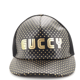 Gucci Baseball Cap Printed Leather