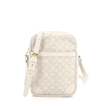 Louis Vuitton Danube Handbag Mini Lin Neutral