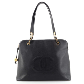 Chanel Vintage Timeless Zip Tote Caviar Medium